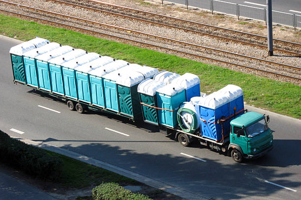 Porta potty delivery and setup in Preston, ID